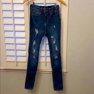 Hollister ripped jeans